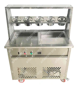 Фризер для жареного мороженого Foodatlas KCB-2F (контейнеры, световой короб, 2 компрессора) Фризер для жареного мороженого Foodatlas KCB-2F (контейнеры, световой короб, 2 компрессора)